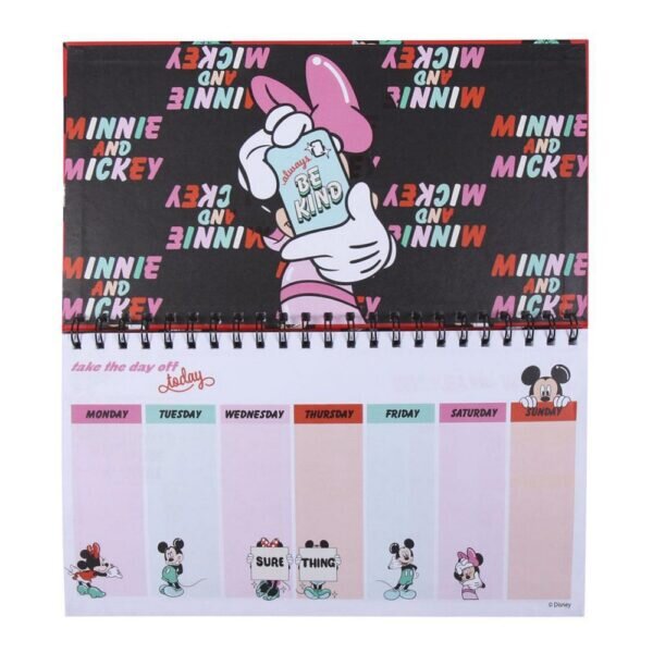 Weekly Planner Minnie Mouse Σημειωματάριο (35 x 16,7 x 1 cm) - S0727288