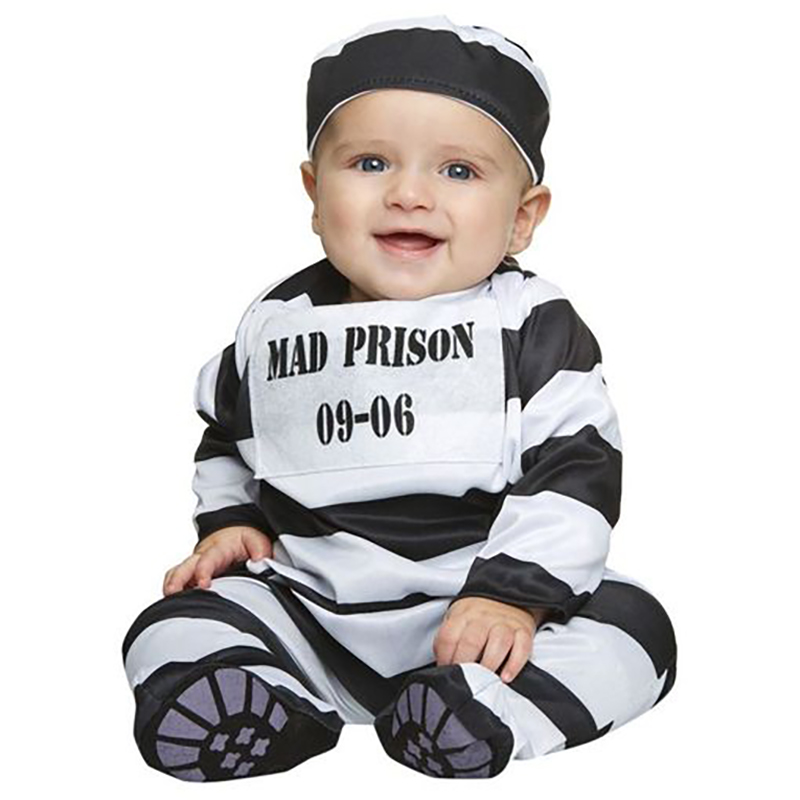 8435408232937_1 Αποκριάτικη Στολή για Μωρά My Other Me Mad Prison 0-6 Μήνες - GETS2418615-1