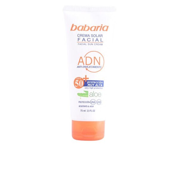 Babaria Aloe Facial Sun Cream Αντηλιακή Κρέμα Προσώπου aloe vera SPF50 75 ml - NVA2000697