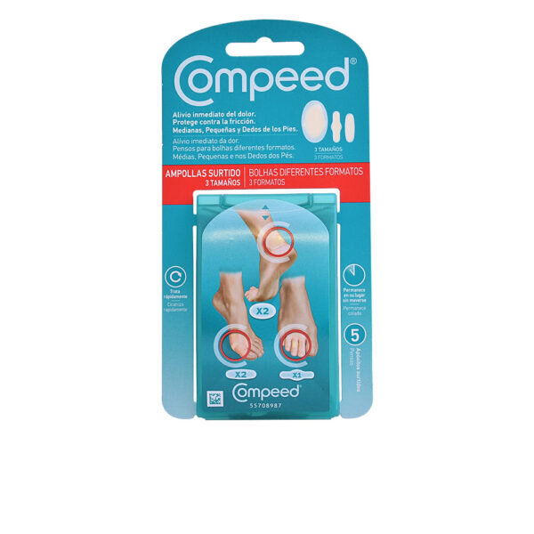 COMPEED AMPOLLAS surtido 3 tamaños 5 apósitos - NVA1347585