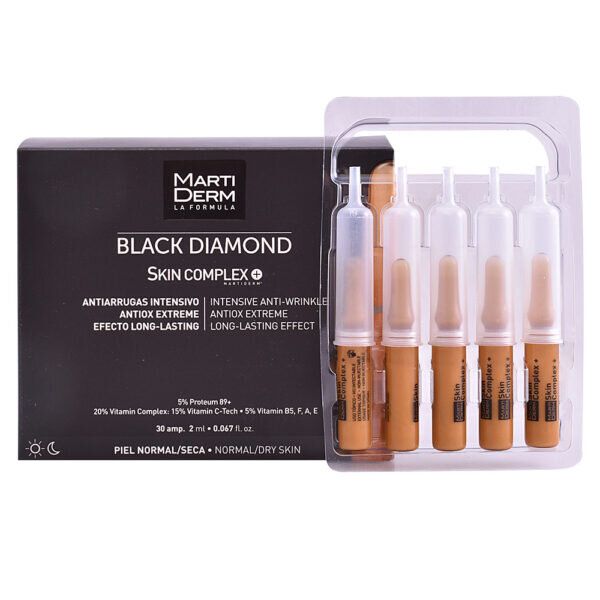 Martiderm Black Diamond Skin Complex Ampoules - 1 set x 60 ml BLACK DIAMOND intensive anti-wrinkle ampoules by MARTIDERM. - NVA5942315