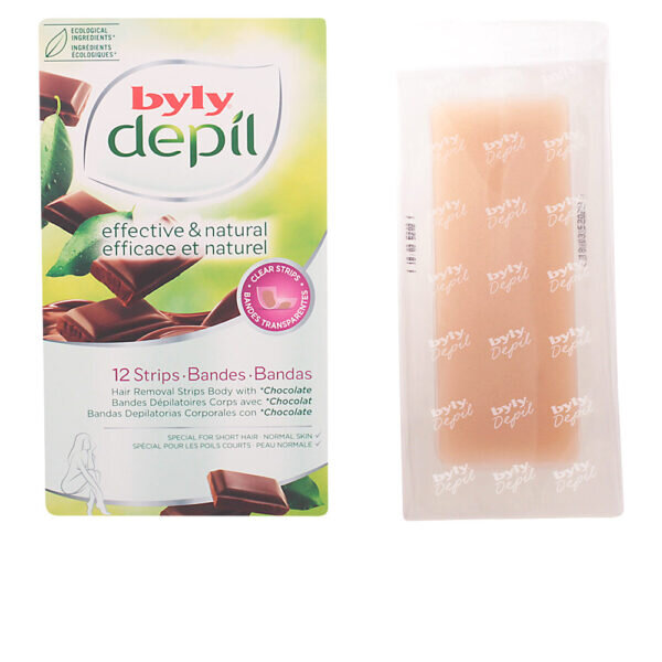 Byly Depil Ταινίες Αποτρίχωσης Chocolate 12τμχ - NVA4017405