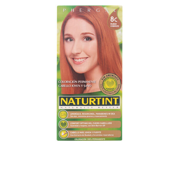 Naturtint Βαφή Μαλλιών Χωρίς Αμμωνία 8C χάλκινο ξανθό - NVA4840175