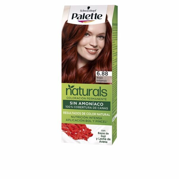 PALETTE PALETTE NATURAL hair dye #6.88-intense red - NVA6362801