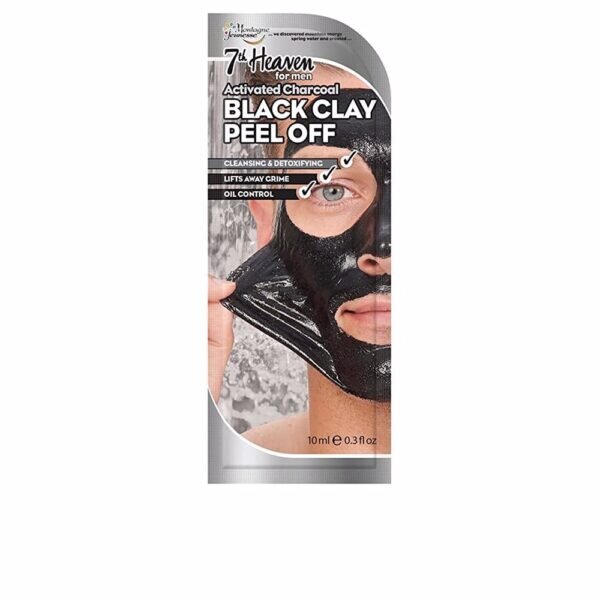 7TH HEAVEN FOR MEN BLACK CLAY peel-off mask 10 ml - NVA0042791