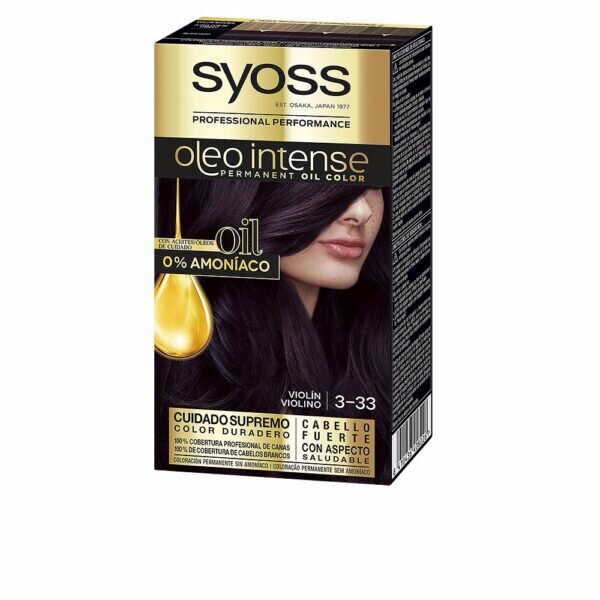 SYOSS OLIO INTENSE tinte sin amoniaco #3.22-violín 5 u - NVA6408226