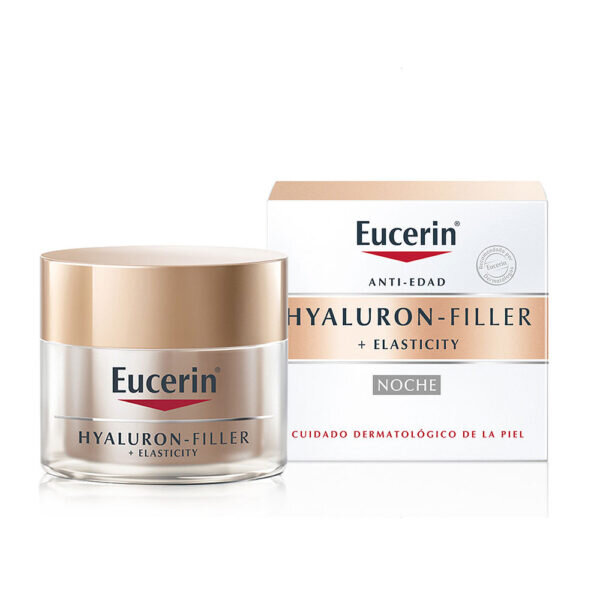 Eucerin Hyaluron Filler + Elasticity Ενυδατική & Αντιγηραντική Κρέμα Προσώπου Νυκτός με Υαλουρονικό Οξύ 50ml - NVA0185335