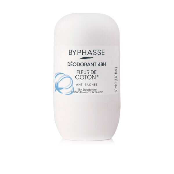 Byphasse Cotton Flower Αποσμητικό 48h σε Roll-On 50ml - NVA7095124