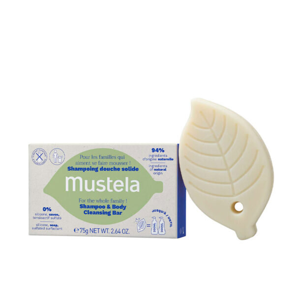 Mustela Shampoo & Body Cleansing Bar 75gr - NVA5039813