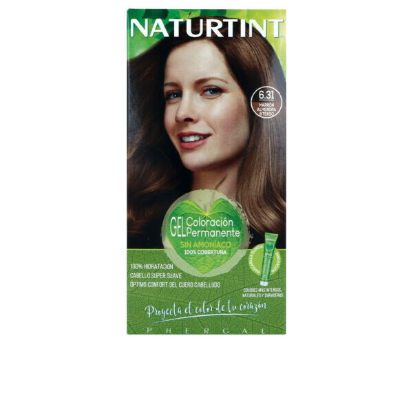 Μόνιμη Βαφή Naturtint Naturtint 6.31 βαθύ καφέ αμύγδαλο Χωρίς αμμωνία (170 ml) - NVA9102625