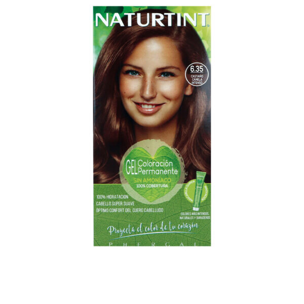 Μόνιμη Βαφή Naturtint Naturtint 6.35 έντονο καστανό κανέλα Χωρίς αμμωνία (170 ml) - NVA9102618