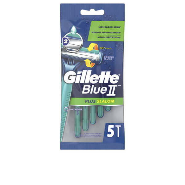 GILLETTE BLUE II PLUS SLALOM disposable razor blade 5 u - NVA8466726