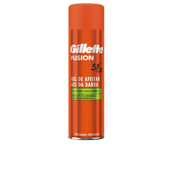 GILLETTE FUSION sensitive skin shaving gel 200 ml - NVA8617074