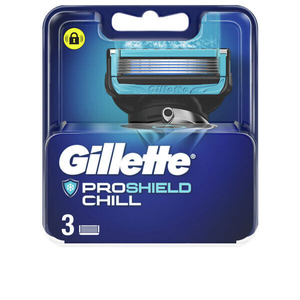 GILLETTE FUSION PROSHIELD CHILL charger 3 refills - NVA8560707