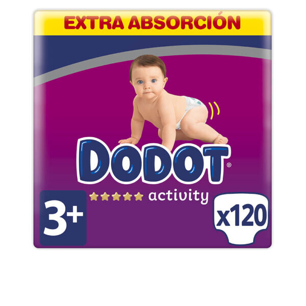 DODOT DODOT ACTIVITY T3 nappies 6-10 kg 120 u - NVA0930853