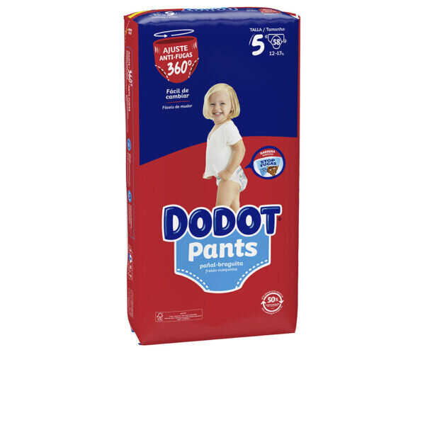 DODOT DODOT PANTS STAGES T-5 diaper-pant 9-15 kg 58 u - NVA0533857