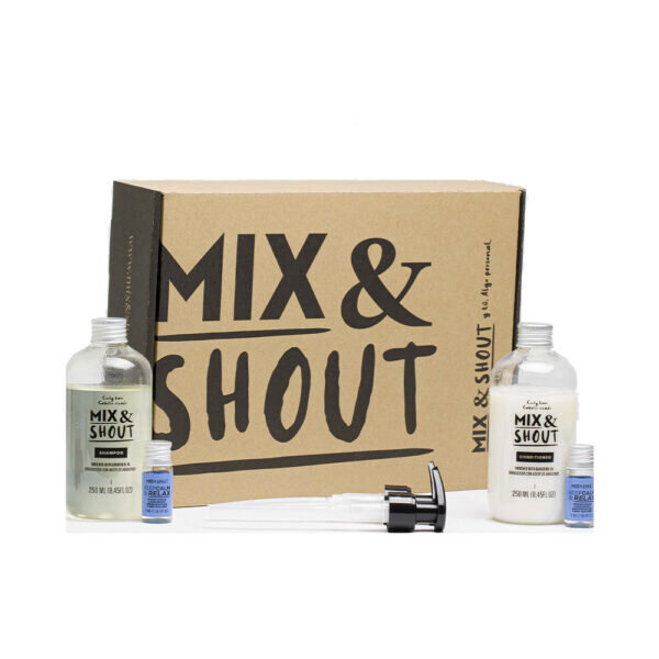 MIX & SHOUT SOOTHING CURLY ROUTINE LOT 4 pz - NVA3598160