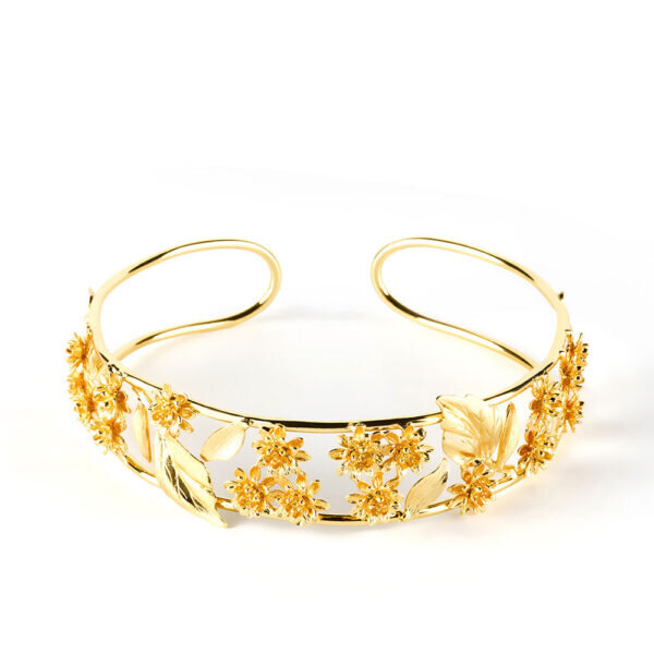 SHABAMA LUXOR choker #shiny gold 1 u - NVA2000187