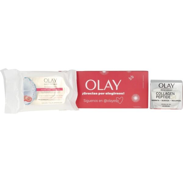 OLAY REGENERIST COLLAGEN PEPTIDE24 DAY CREAM LOT 2 pcs Day cream 50 ml + 5in1 wipes 7 units - NVA0549995