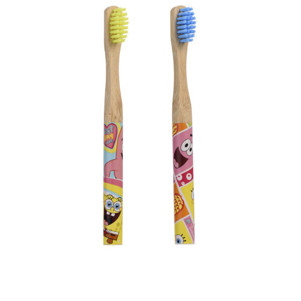 TAKE CARE SPONGEBOB BAMBOO TOOTHBRUSH LOT 2 τμχ - NVA5313166