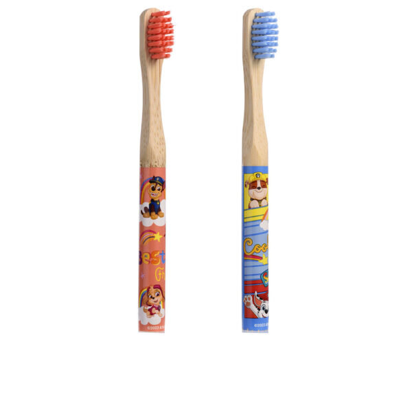 TAKE CARE PAW PATROL BAMBOO TOOTHBRUSH LOT 2 pz - NVA5313197