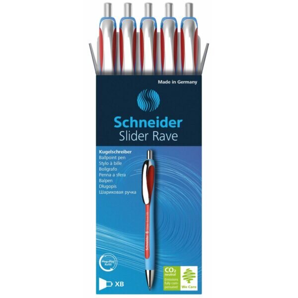 Μολύβι Schneider Slider Rave XB Κόκκινο 5 Μονάδες - S8417282