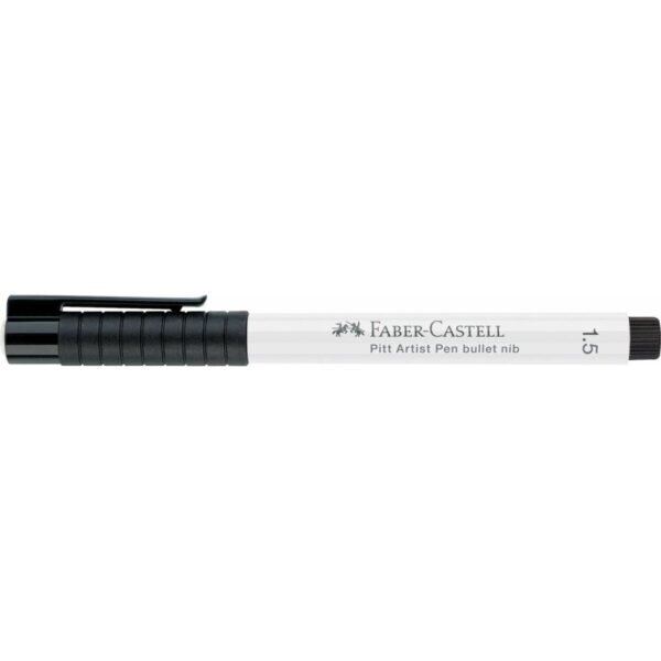 Μόνιμος δείκτης Faber-Castell Λευκό x10 - S8421774