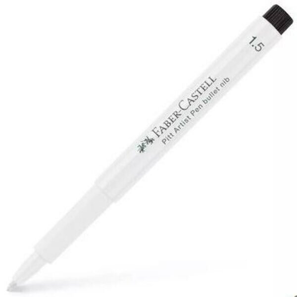 Μόνιμος δείκτης Faber-Castell Λευκό x10 - S8421774