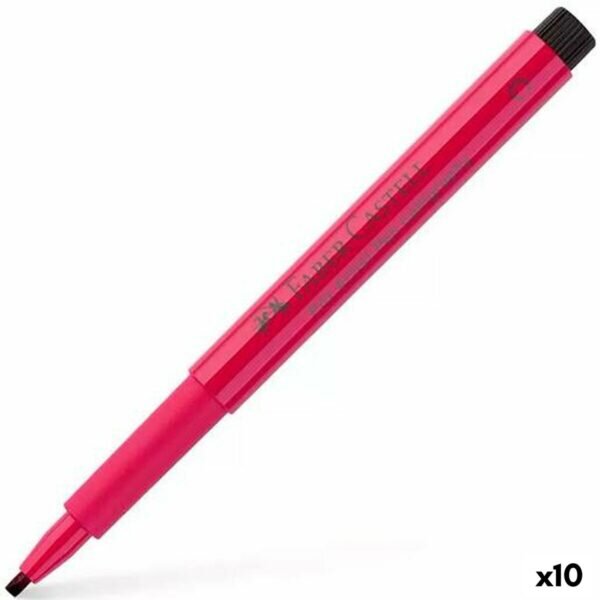 Μαρκαδόροι Faber-Castell Pitt Artist Καλλιγραφία Hot Pink x10 - S8421770