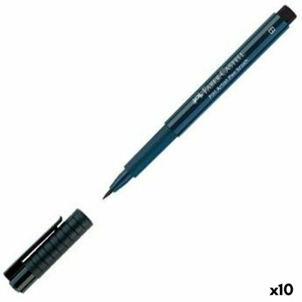 Μαρκαδόροι Faber-Castell Pitt Artist Ναυτικό Μπλε x10 - S8421977