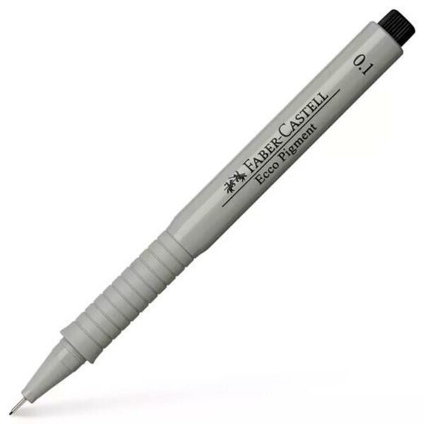 Μαρκαδόροι Faber-Castell Ecco Pigment 0,1 mm Μαύρο x10 - S8421947