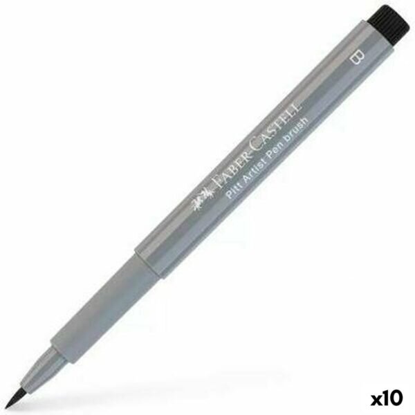 Μαρκαδόροι Faber-Castell Pitt Artist III Ανοιχτό Γκρι x10 - S8421971