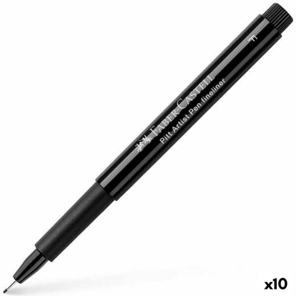 Μαρκαδόροι Faber-Castell Pitt Artist Fineliner F Μαύρο x10 - S8421761