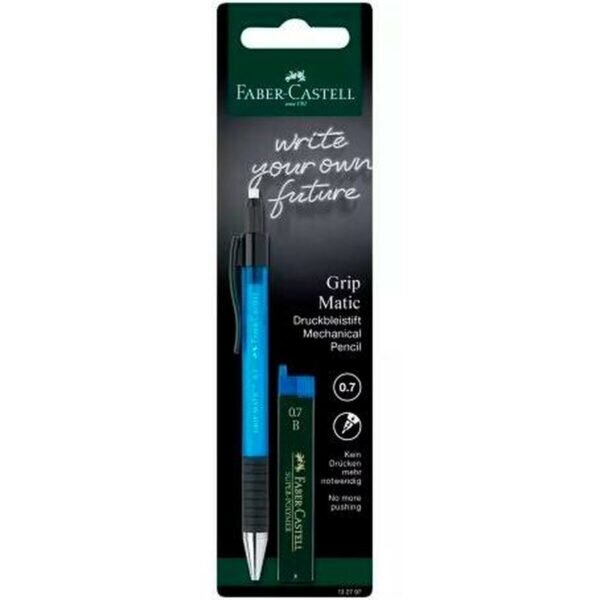 Μηχανικό Mολύβι Faber-Castell Grip Matic Μπλε 0,7 mm (x10) - S8421622