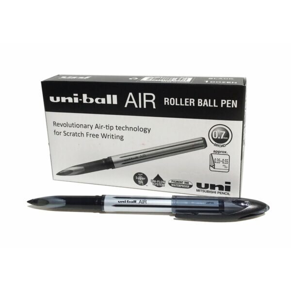 Liquid ink ballpoint pen Uni-Ball Air Micro UBA-188-M Μαύρο 12 Μονάδες - S8419020