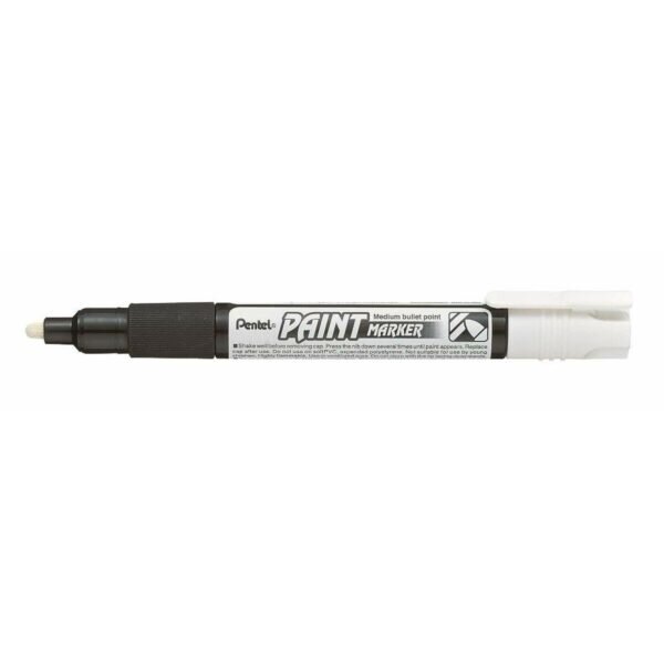 Μόνιμος δείκτης Pentel Paint Marker Λευκό 12 Μονάδες - S8414975