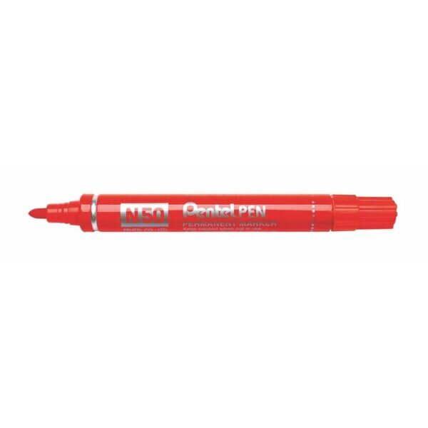 Μόνιμος δείκτης Pentel N50-BE Κόκκινο 12 Μονάδες - S8414982