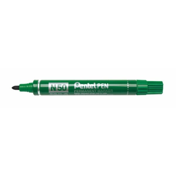 Μόνιμος δείκτης Pentel N50-BE Πράσινο 12 Μονάδες - S8414984