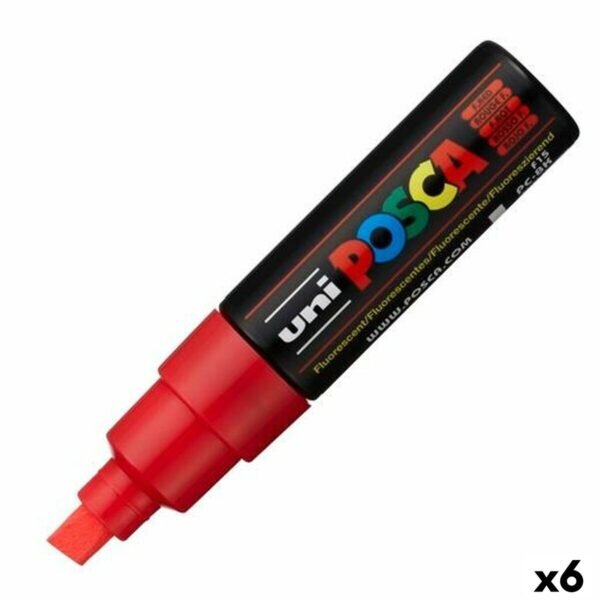 Μαρκαδόροι POSCA PC-8K Κόκκινο x6 - S8422533