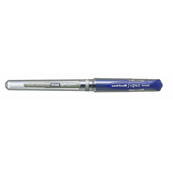 Liquid ink ballpoint pen Uni-Ball Signo Broad UM-153 W Μπλε 12 Μονάδες - S8419035