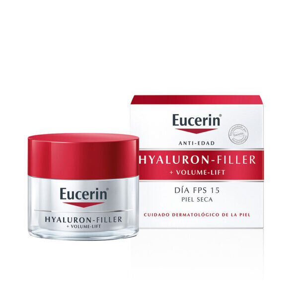 Eucerin Hyaluron-Filler + Volume Lift Ενυδατική & Αντιγηραντική Κρέμα Προσώπου Ημέρας με SPF15 με Υαλουρονικό Οξύ 50ml - NVA0193279