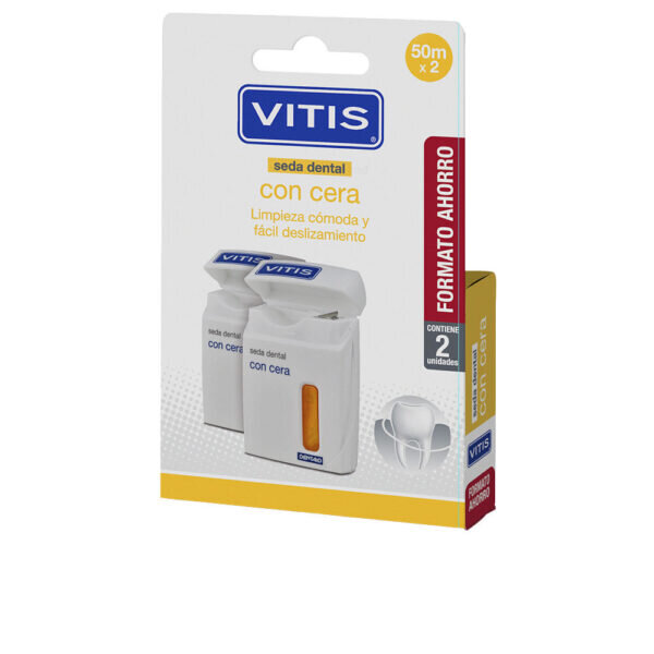 VITIS VITIS dental floss with wax duo 2 u - NVA6008465