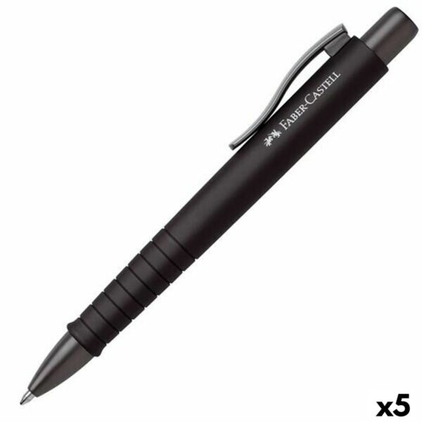 Μολύβι Faber-Castell Poly Ball XB Μαύρο 5 Μονάδες - S8421832