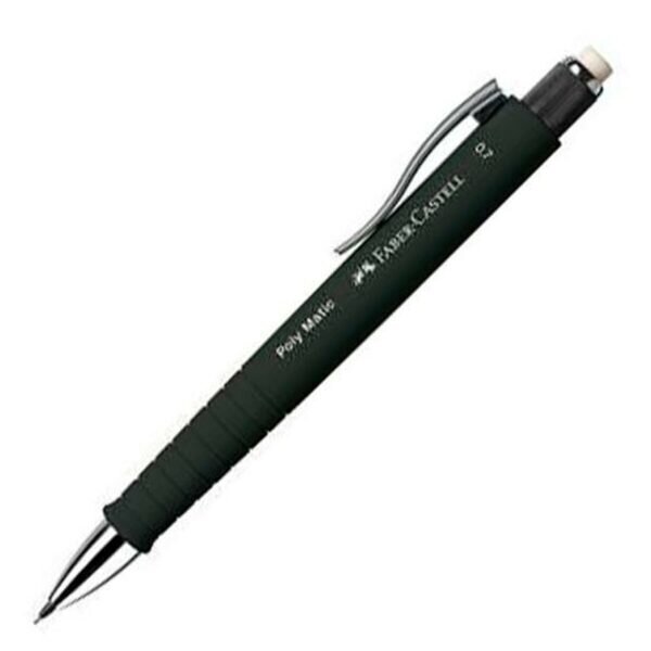 Μηχανικό Mολύβι Faber-Castell Poly Matic Μαύρο 0,7 mm (5 Μονάδες) - S8421625