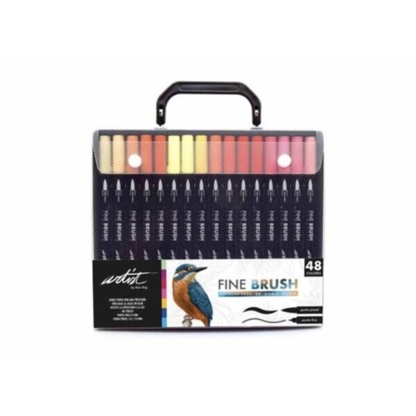 Σετ Μαρκαδόροι Alex Bog Fine Brush Creative 48 Τεμάχια Πολύχρωμο - S8400244