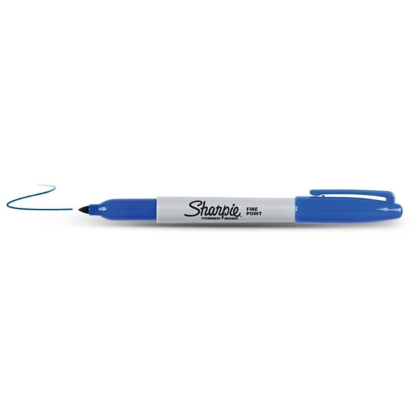 Μόνιμος δείκτης Sharpie Fine Point Μπλε 0,9 mm (12 Μονάδες) - S8425223