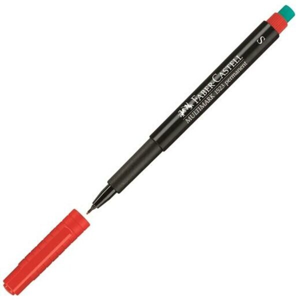 Μόνιμος δείκτης Faber-Castell Multimark 1523 M Κόκκινο (x10) - S8421689