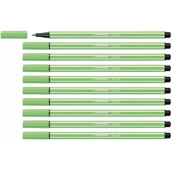 Μαρκαδόροι Stabilo Pen 68 Σμαραγδένιο Πράσινο x10 - S8417623