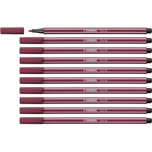 Μαρκαδόροι Stabilo Pen 68 Μοβ x10 - S8417625