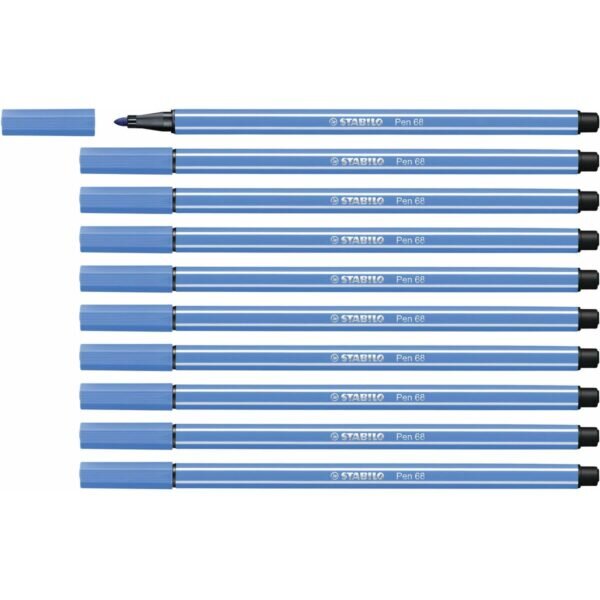 Μαρκαδόροι Stabilo Pen 68 Σκούρο μπλε x10 - S8417636